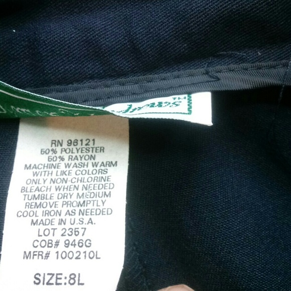 Vintage Stephanie Andrews Blue Pants Size 8L - Picture 6 of 6